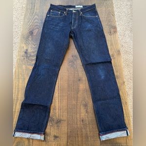 Gustin California Slim Selvedge Denim Size 33 x 34 Style# 39